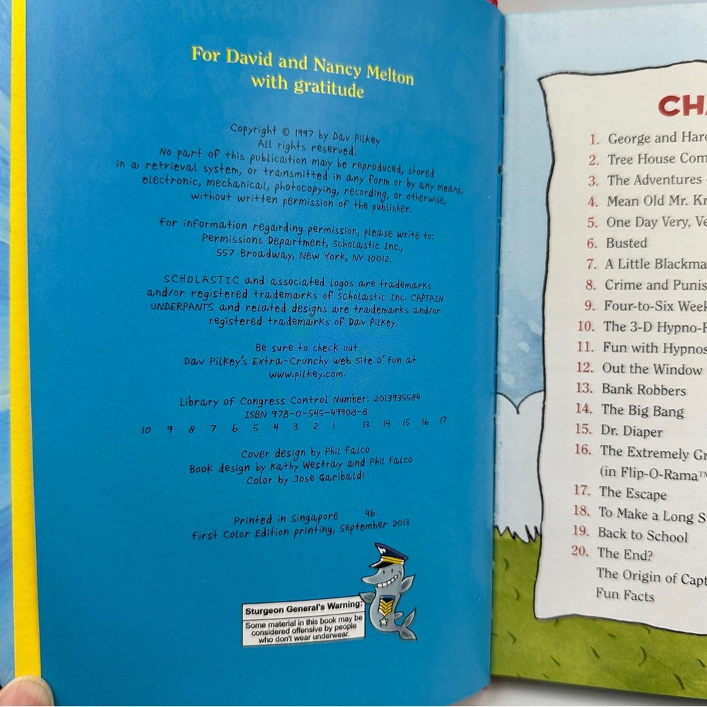 Book: Hardcover 1997 The Adventures of Captain Underpants - Scholastic - Picture 5 of 9